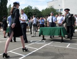 Выпуск курсантов в ВИ КНУ