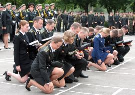 Выпуск курсантов в ВИ КНУ