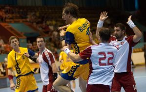 Handball. The Ukraine’s National team – Slovakia’s  National team
