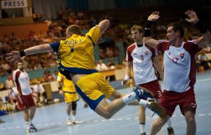 Handball. The Ukraine’s National team – Slovakia’s  National team