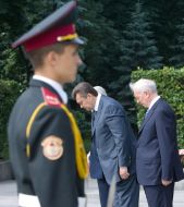 Vladimir Litvin, Viktor Yanukovich and Nikolai Azarov