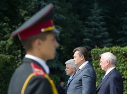 Vladimir Litvin, Viktor Yanukovich and Nikolai Azarov