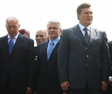 Vladimir Litvin, Viktor Yanukovich and Nikolai Azarov