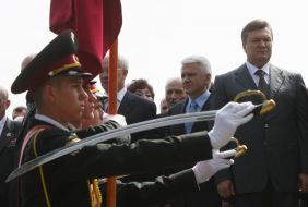 Vladimir Litvin and Viktor Yanukovich