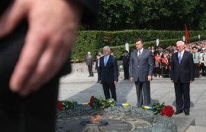 Vladimir Litvin, Viktor Yanukovich and Nikolai Azarov