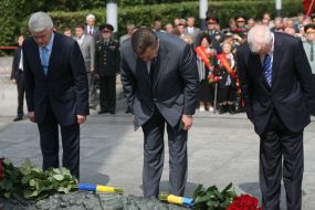 Vladimir Litvin, Viktor Yanukovich and Nikolai Azarov