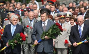 Vladimir Litvin, Viktor Yanukovich and Nikolai Azarov