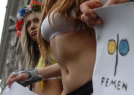 Активистки женского движения ”FEMEN”