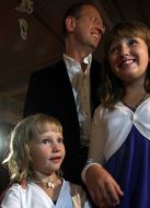 Arseniy Yatsenyuk, Christina Yatsenyuk and Sofia Yatsenyuk