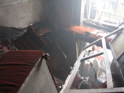 Consequences of explosion in the apartment of dwelling-house