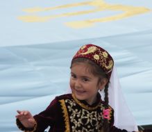 Girl in a national suit