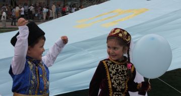 Children in national suits