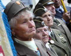 Veterans of the Ukrainian insurgent army