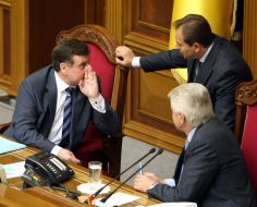 Vladimir Litvin, Nikolay Tomenko and Adam Martynyuk