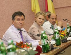 Yuliya Timoshenko and Arsen Avakov