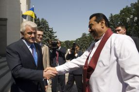 Vladimir Litvin and Makhindi Radzhapaksi