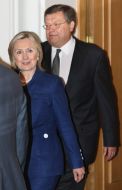 Hillary Clinton and Konstantin Grishchenko
