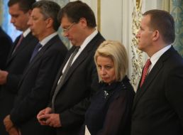 Sergey Levochkin, Yury Boyko, Konstantin Grishchenko and Anna German