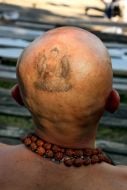 Tattoo on the head