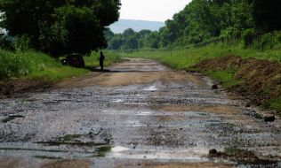 Flooded road