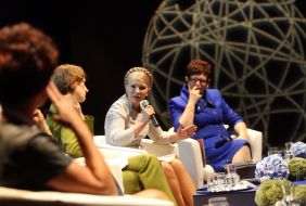 Yulia Tymoshenko and Jennifer Mayor Shipley