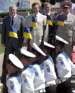 Viktor Yanukovich and Mikhail Yezhel