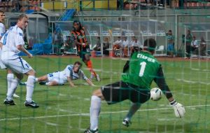 Гол в ворота ФК ”Таврия”