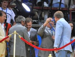 Равиль Сафиуллин, Евгений Карташов, Мирча Луческу и Ринат Ахметов