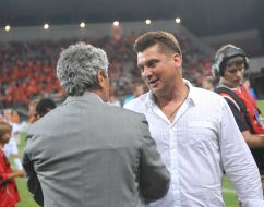 Мирча Луческу и Сергей Пучков