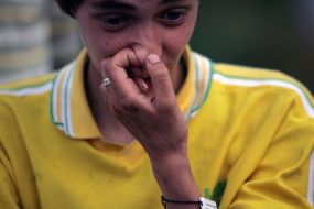 Homeless 16-years-old girl Olga