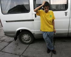 Homeless 16-years-old girl Olga