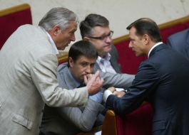 Петр Ющенко, Вячеслав Кириленко, Олег Гуменюк и Олег Ляшко