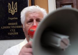 Protest action participant