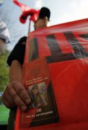 Protest action participant