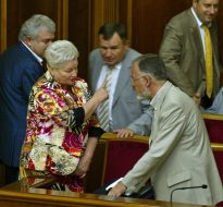 Екатерина Самойлик и Дмитрий Табачник