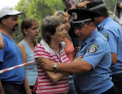 The employees of militia