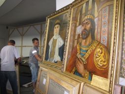 Портреты князя Андрея Боголюбского и княгини Елены Глинской