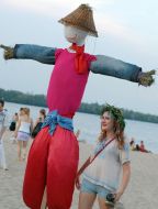 The participant of Ivan Kupala celebration