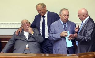 Vasily Kiselev, Vladimir Rybak, Vyacheslav Boguslaev and Efim Zvyagilsky