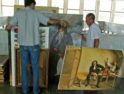 Демонтаж выставки