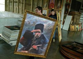 Демонтаж выставки