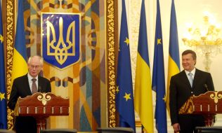 Viktor Yanukovich and Herman Van Rompuy