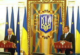 Viktor Yanukovich and Herman Van Rompuy