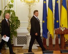 Viktor Yanukovich and Herman Van Rompuy