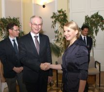 Yuliya Timoshenko and Herman Van Rompuy