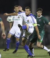 Yevgeny Lozinsky, Milos Ninkovic and Andrey Shevchenko