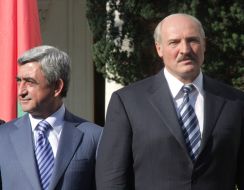 Aleksandr Lukashenko and Serzh Sargsyan