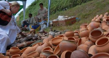 Clay pots and jugs