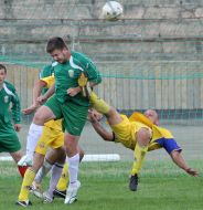 Soccer match between the fans of FС ”Carpaty” and Ukraine combined team
