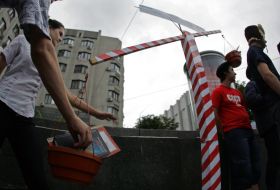 Activists of the civil company ”Ahead”